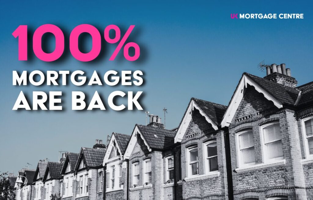 100% mortgages make a return