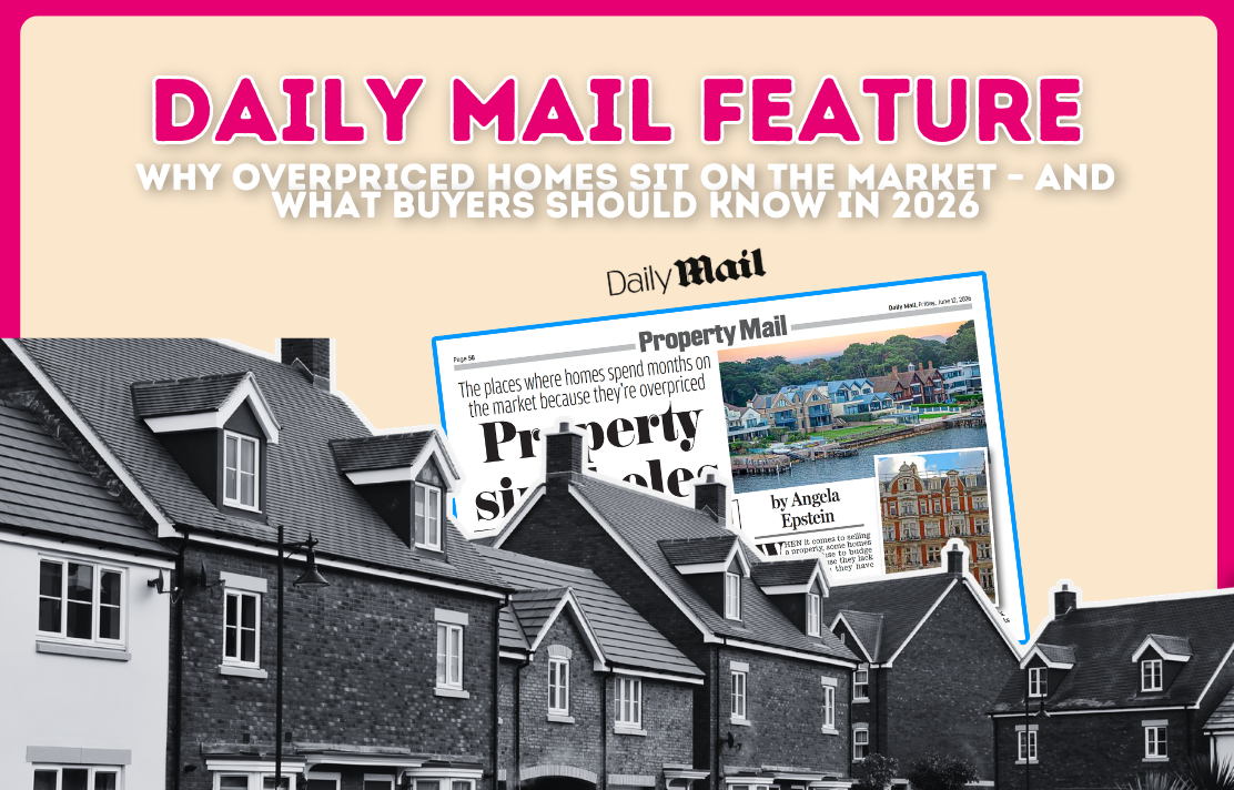 Cover for our blog in the daily mail recently discussing proeprty issues in 2026 and why houses are not being sold.